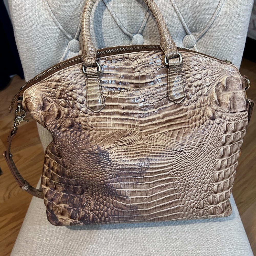 Brahmin Tan Duxbury Satchel